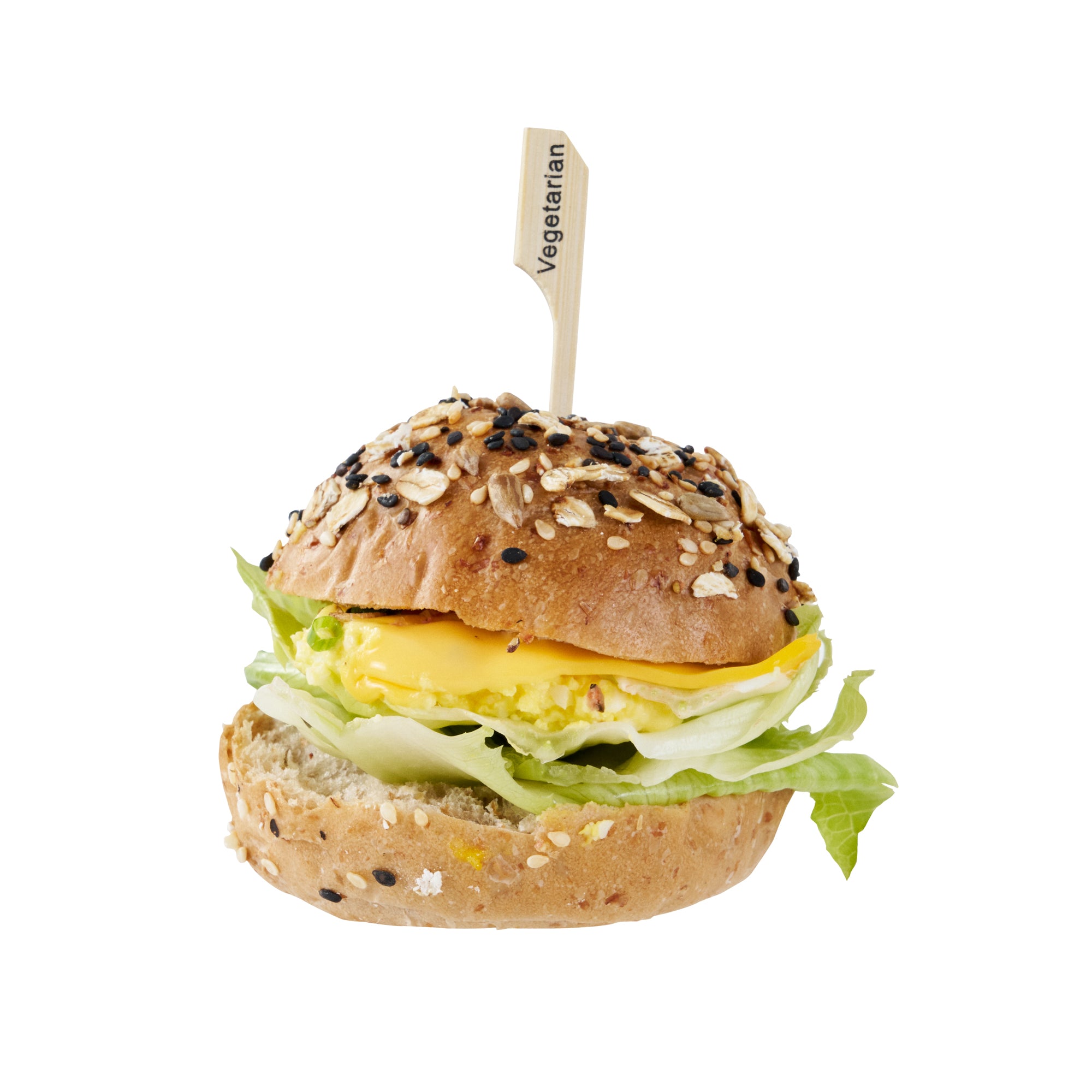 RW Smart Natural Bamboo Paddle Pick / Food Marker - Vegetarian - 4" - 1000 count box