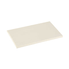 Taipei Rectangle Natural Poplar Lid - Fits 31 oz Bento Box - 10 count box