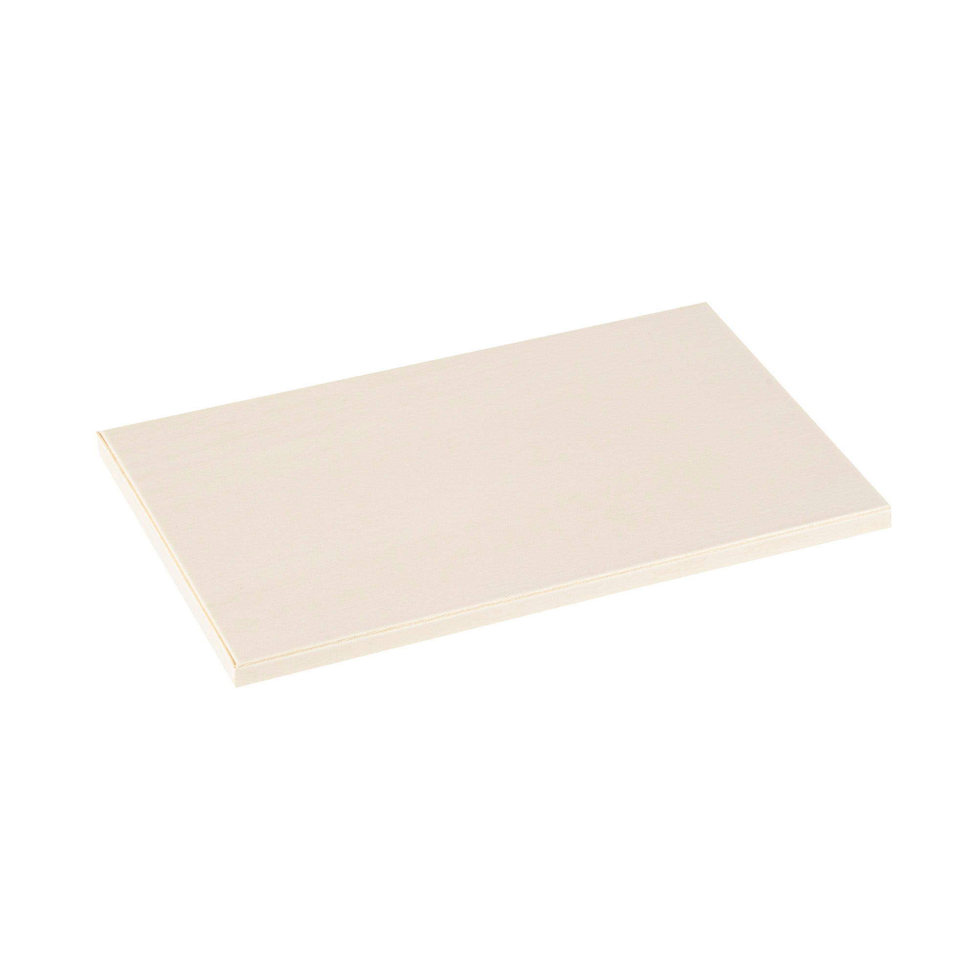 Taipei Rectangle Natural Poplar Lid - Fits 31 oz Bento Box - 100 count box