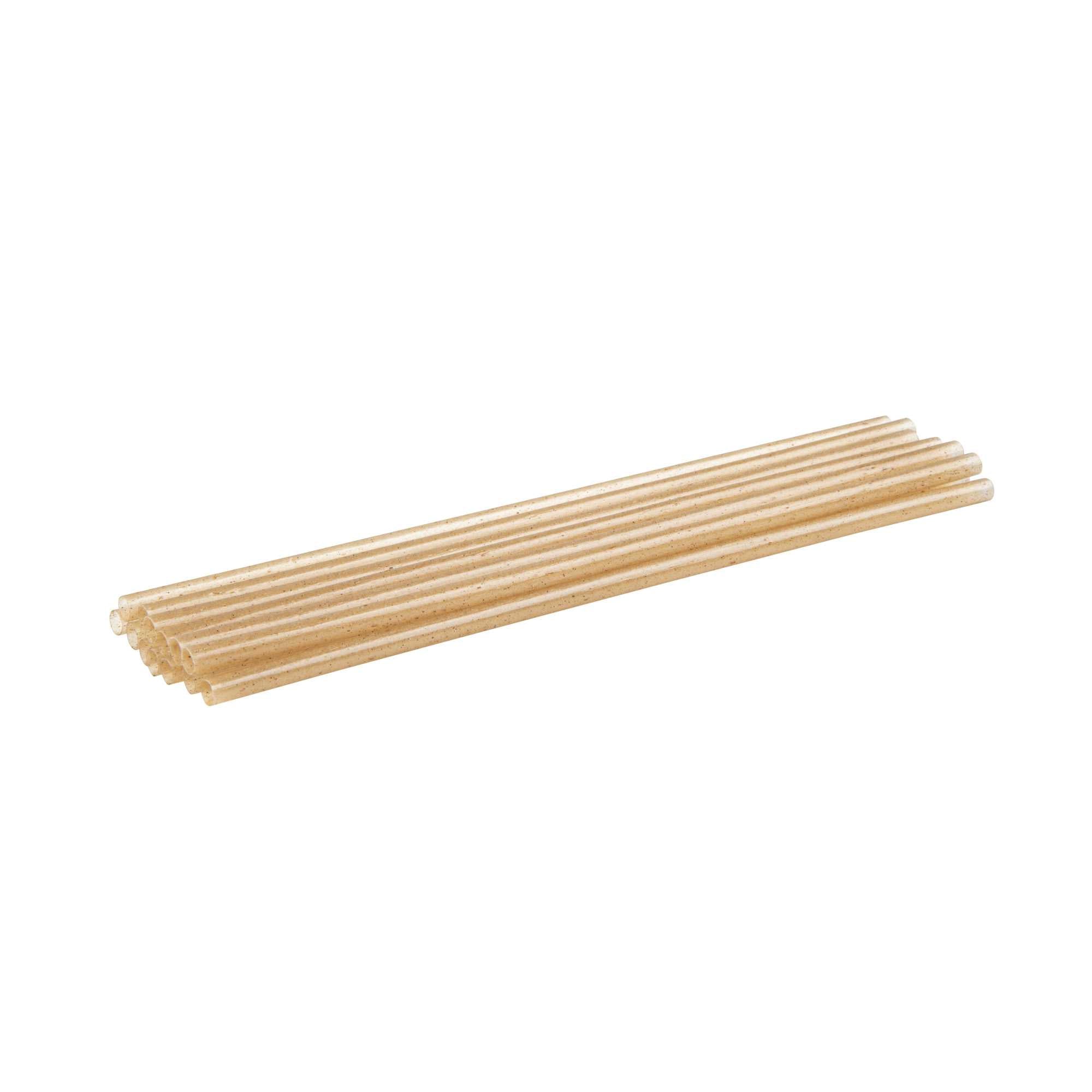 Basic Nature Natural Agave Straw - Unwrapped - 8 1/4" - 2400 count box