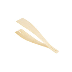 Bambuddha Natural Bamboo Serving Tongs - 8 3/4