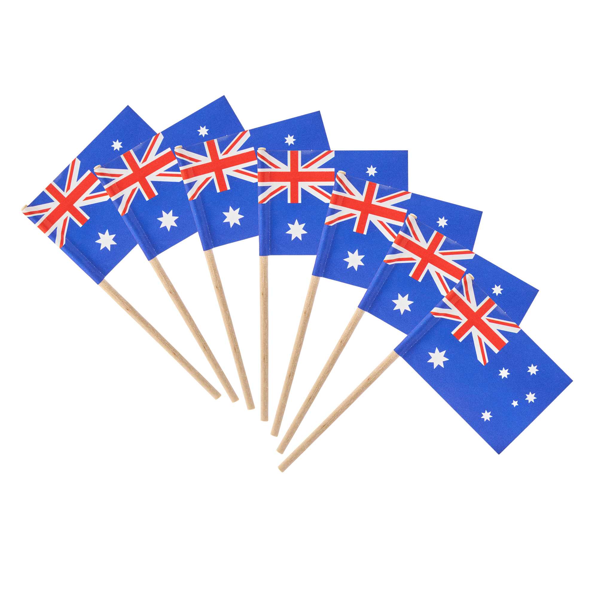 Chef 101 Australian Flag Food Pick - 2 1/2" - 10000 count box