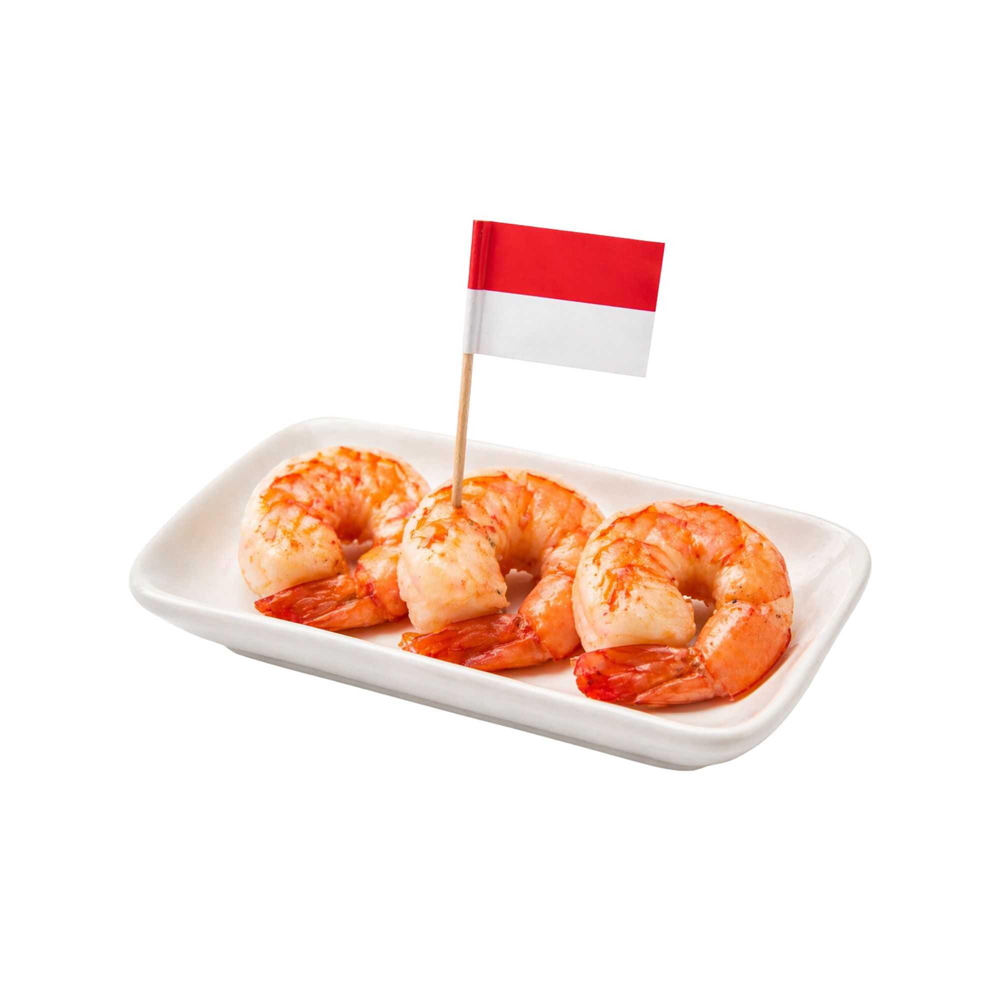 Chef 101 Indonesian Flag Food Pick - 2 1/2" - 100 count box