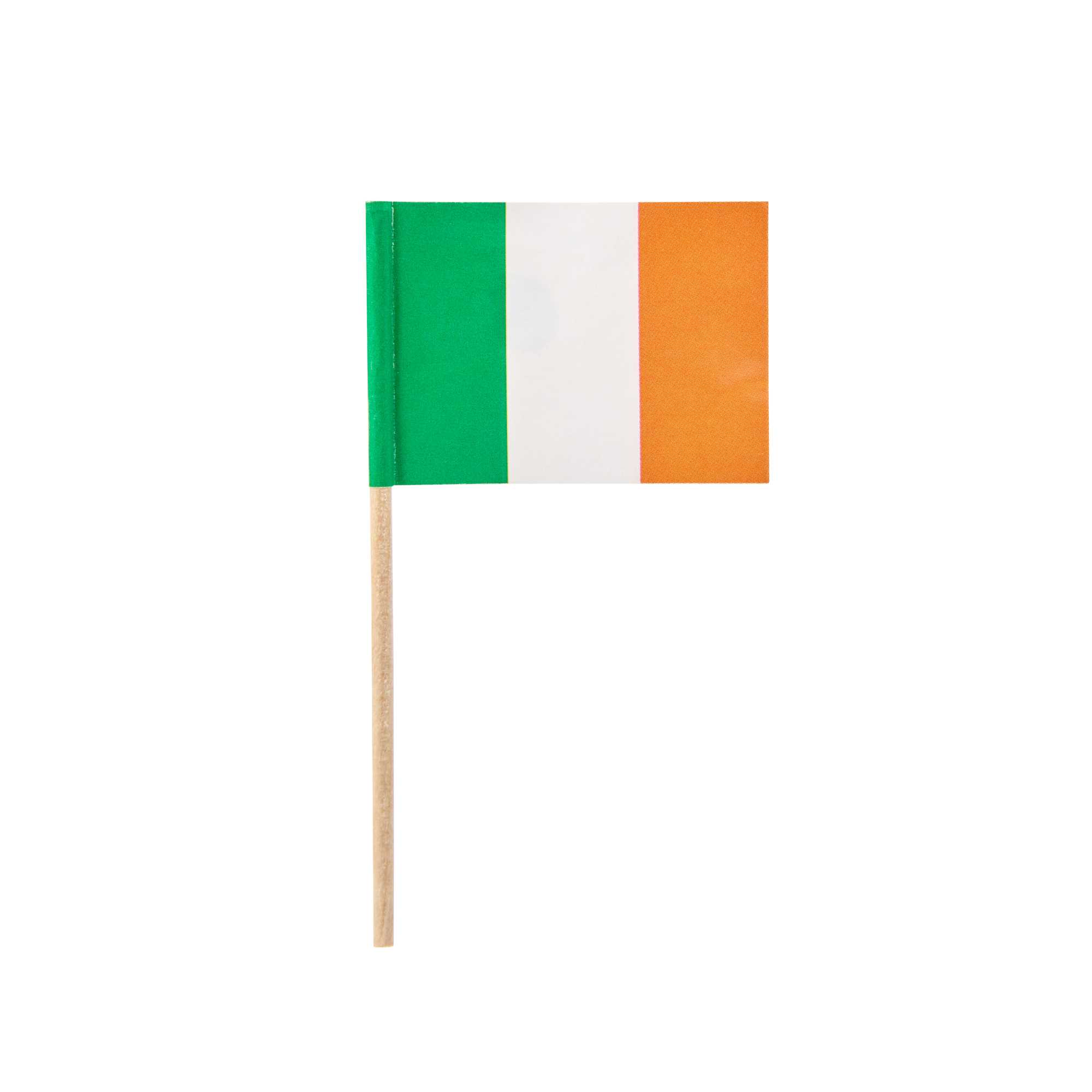 Chef 101 Irish Flag Food Pick - 2 1/2" - 10000 count box