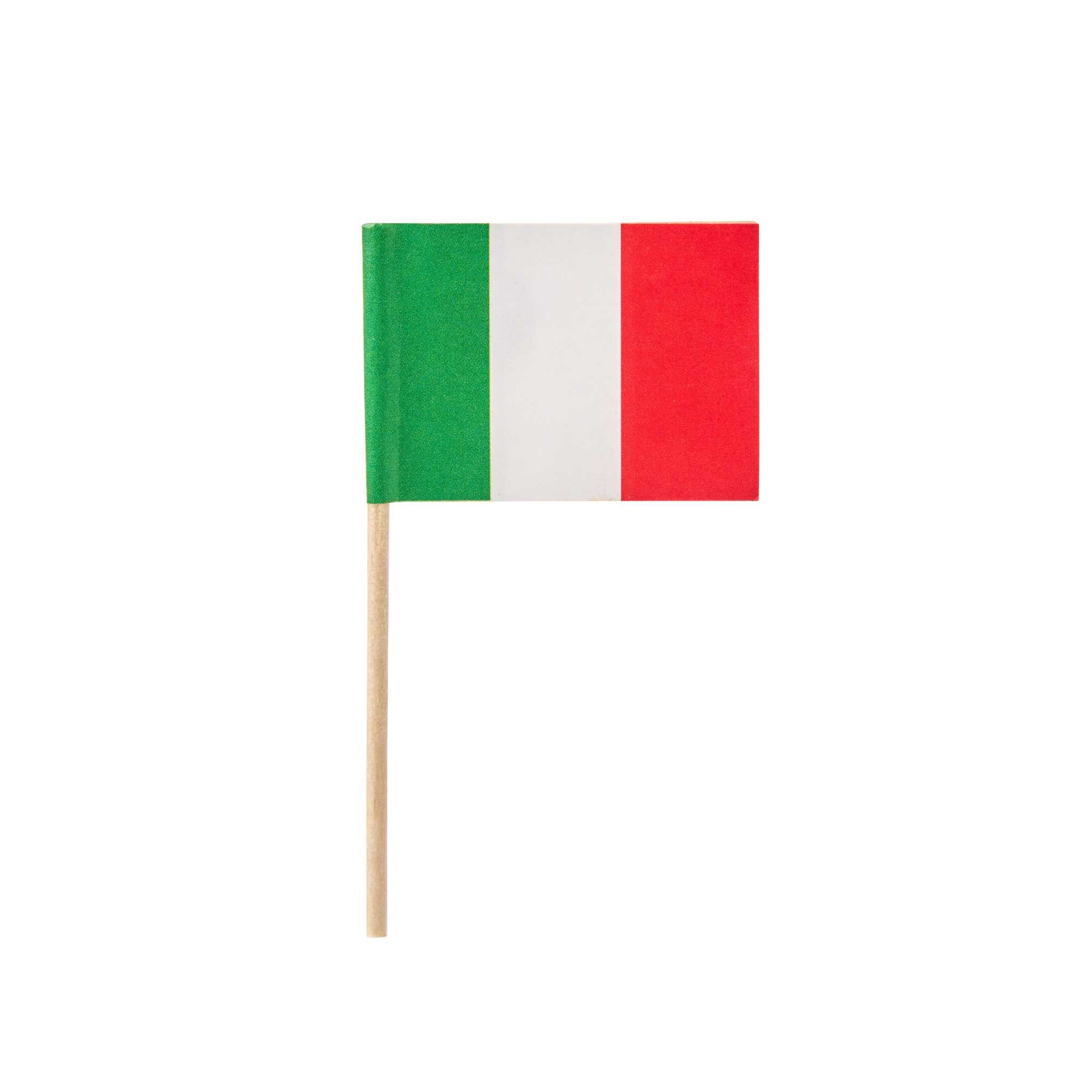 Chef 101 Italian Flag Food Pick - 2 1/2" - 10000 count box