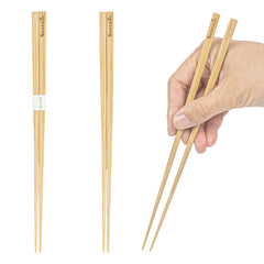 Sustain Natural Bamboo Chopsticks - with Paper Band - 9 1/4