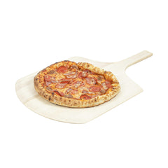 Pizzaly Natural Pinewood Tapered Pizza Peel - with 8