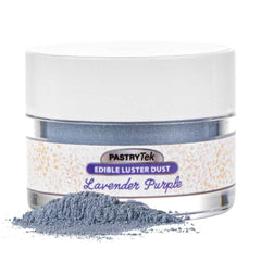 Pastry Tek 5g Lavender Purple Edible Luster Dust - Food Grade - 100 count box