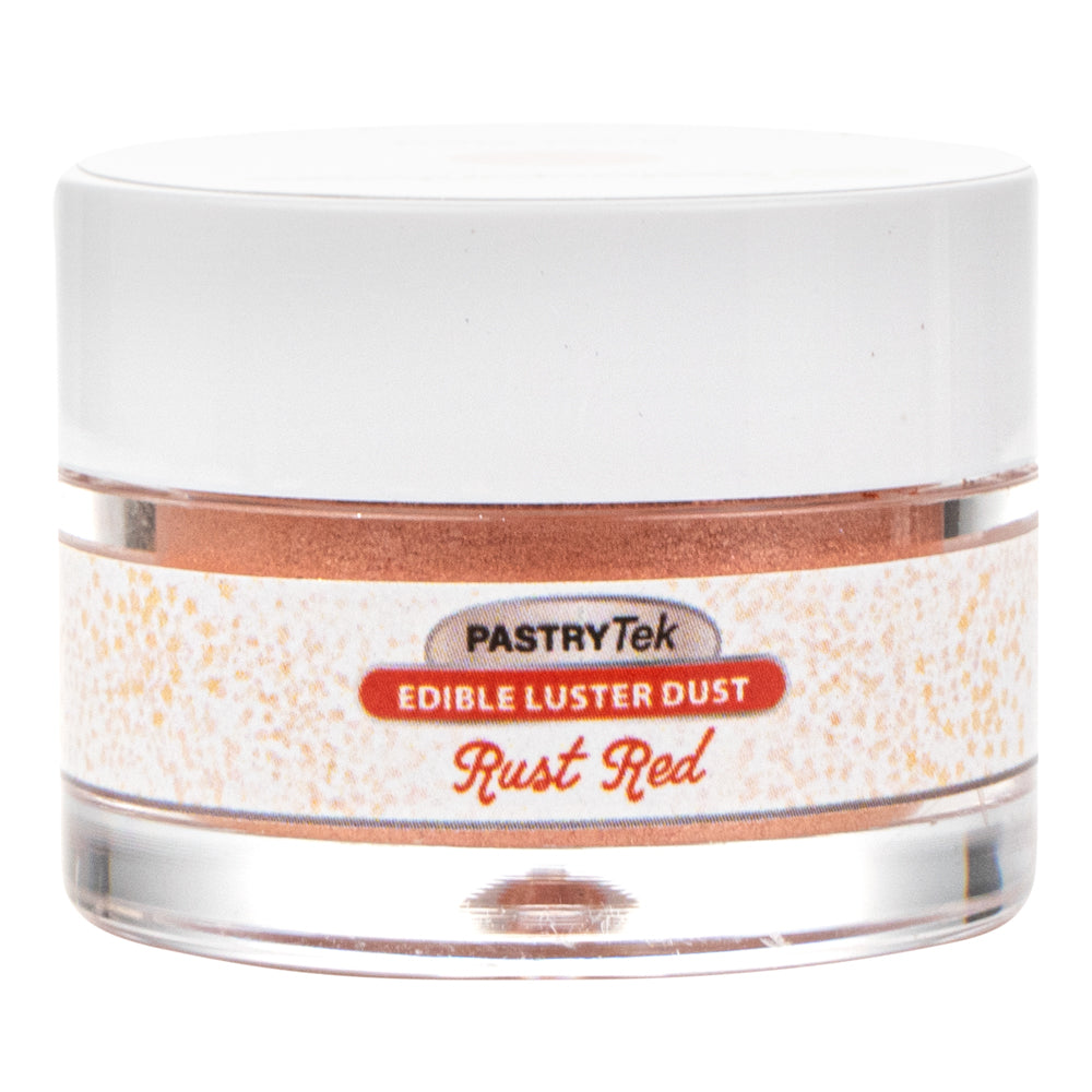 Luster Dust Rack Pastry Tek 5g Rust Red Edible Luster Dust - Food Grade - 1 count box