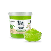 Tea Tek 7 lb Green Apple Popping Boba - 4 count box