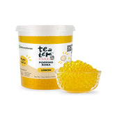 Tea Tek 7 lb Lemon Popping Boba - 4 count box