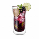 Forma Professional 10 oz Round Glass Beverage Glass - Double Wall - 3" x 3" x 5 3/4" - 10 count box