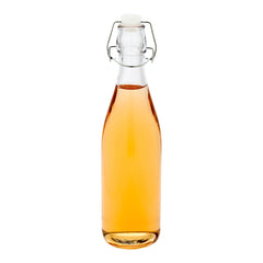17 oz Round Glass Nostalgic Bottle - Swing Top - 2 3/4