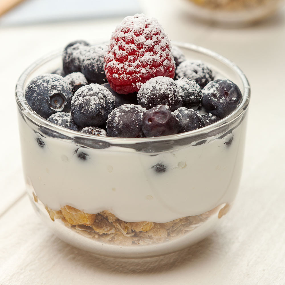 Mini Serve 5 oz Round Glass Small Parfait Dessert Cup - 3" x 3" x 2" - 10 count box