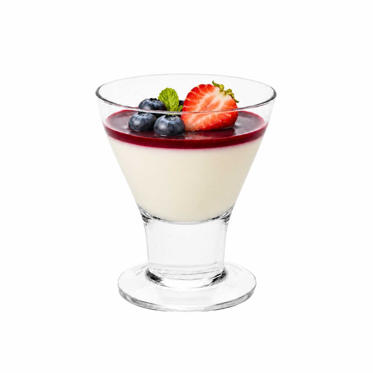 Vetri 7 oz Round Medium Martini Appetizer Glass - 3 1/2" x 3 1/2" x 4 1/4" - 10 count box