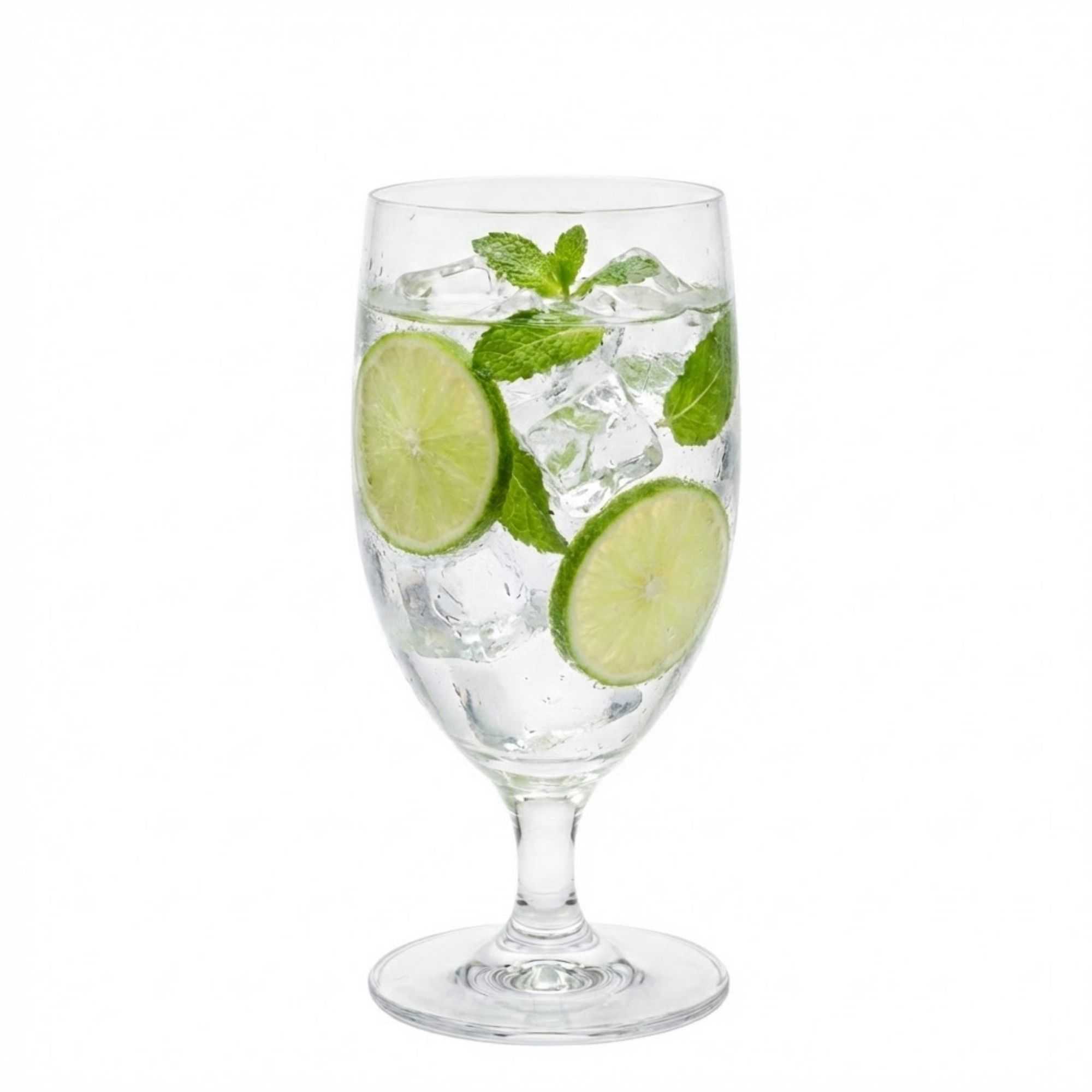 Voglia Nude 14 oz Water Goblet Glass - Crystal - 3" x 3" x 6 1/2" - 12 count box