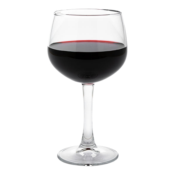 Restaurantware-Cascata 13 Ounce Balloon Red Wine Glasses, Set Of 12 Tempered Wine Glasses