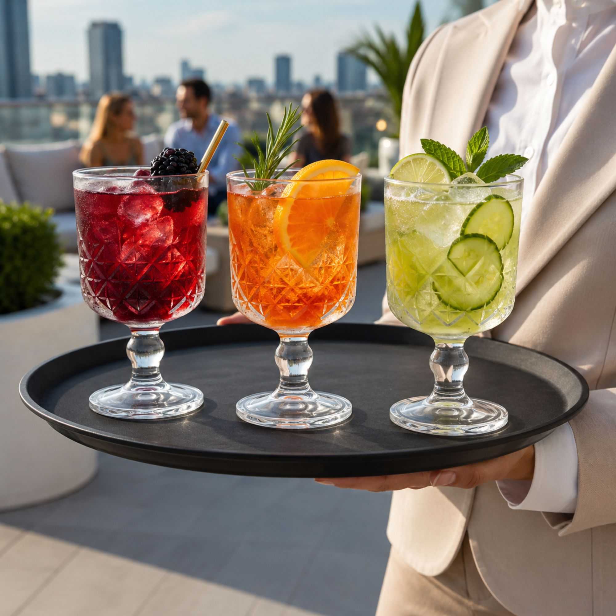 Timeless 11 oz Cocktail Glass - Stemmed, Etched - 3 1/2" x 3 1/2" x 6" - 12 count box