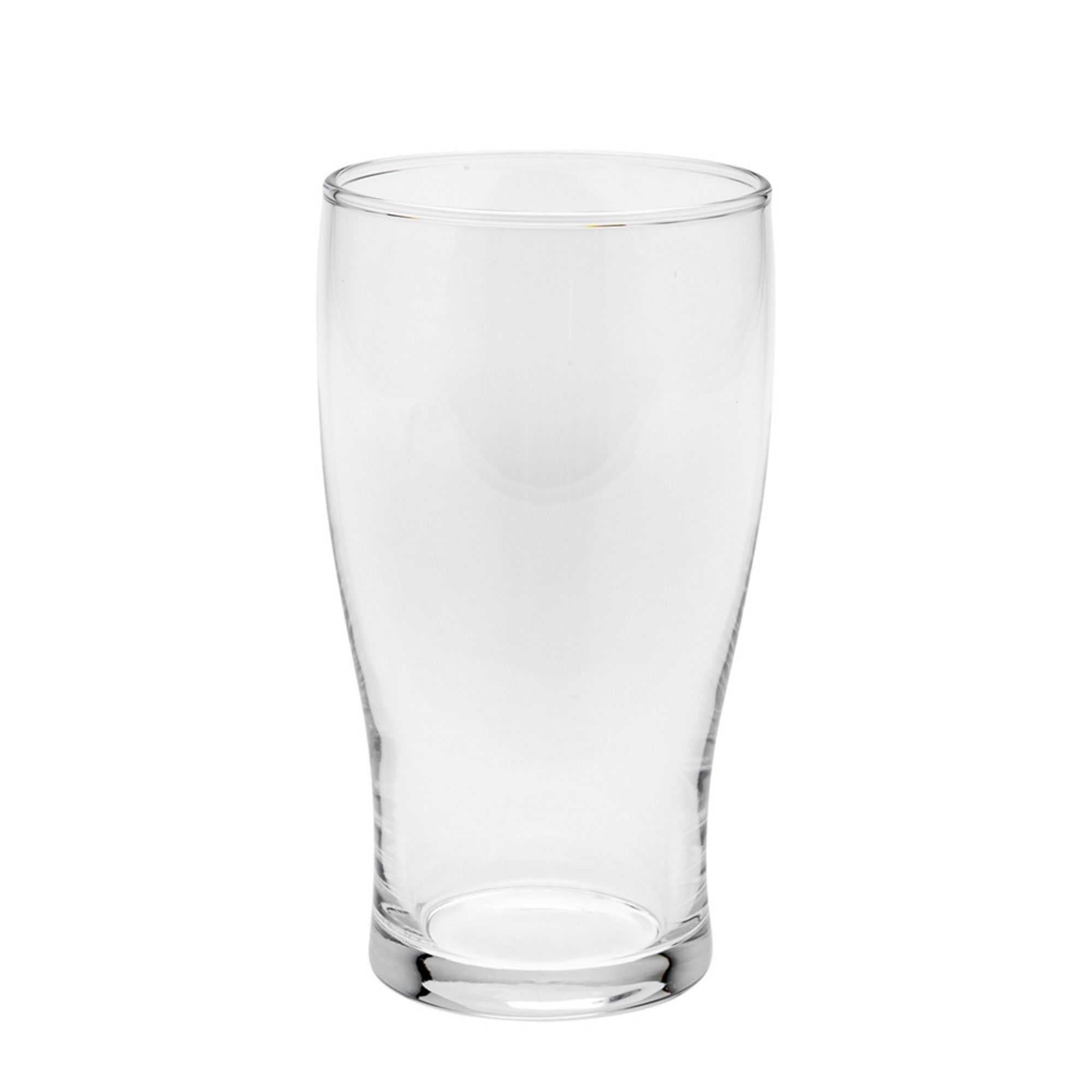 Bev Tek 16 oz Tulip Beer Pint Glass - 3" x 3" x 5 3/4" - 12 count box