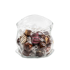 Vetri 8 oz Round Clear Glass Unzipped Bag Bowl - 3 36/4
