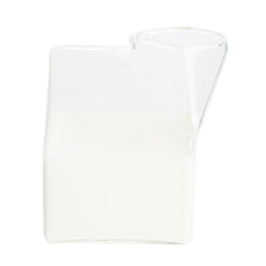 12 oz Clear Glass Milk Carton - 3 1/4