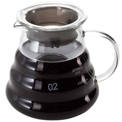 Restpresso 22 oz Round Clear Glass Range Coffee Server / Carafe - 3 40/4