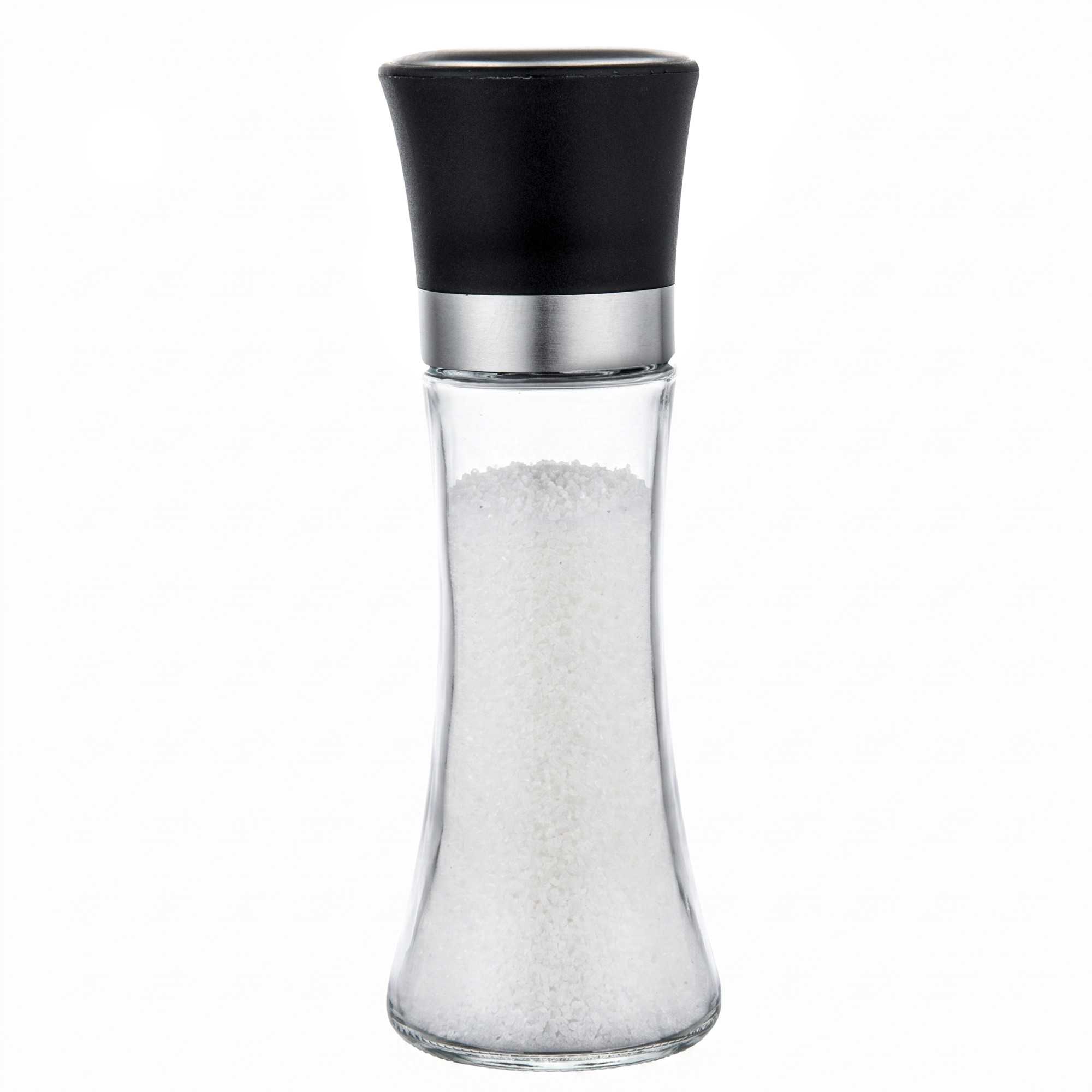 Vetri 6 oz Glass Salt / Pepper Shaker - 1 3/4" x 1 3/4" x 5 3/4" - 1 count box