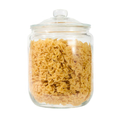 Vetri 2 gal Clear Glass Storage Jar - with Glass Lid - 4 count box