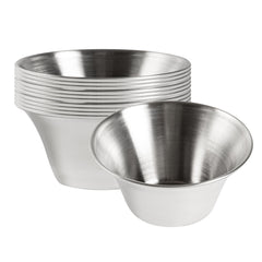 6 oz Stainless Steel Condiment Cup - 3 3/4