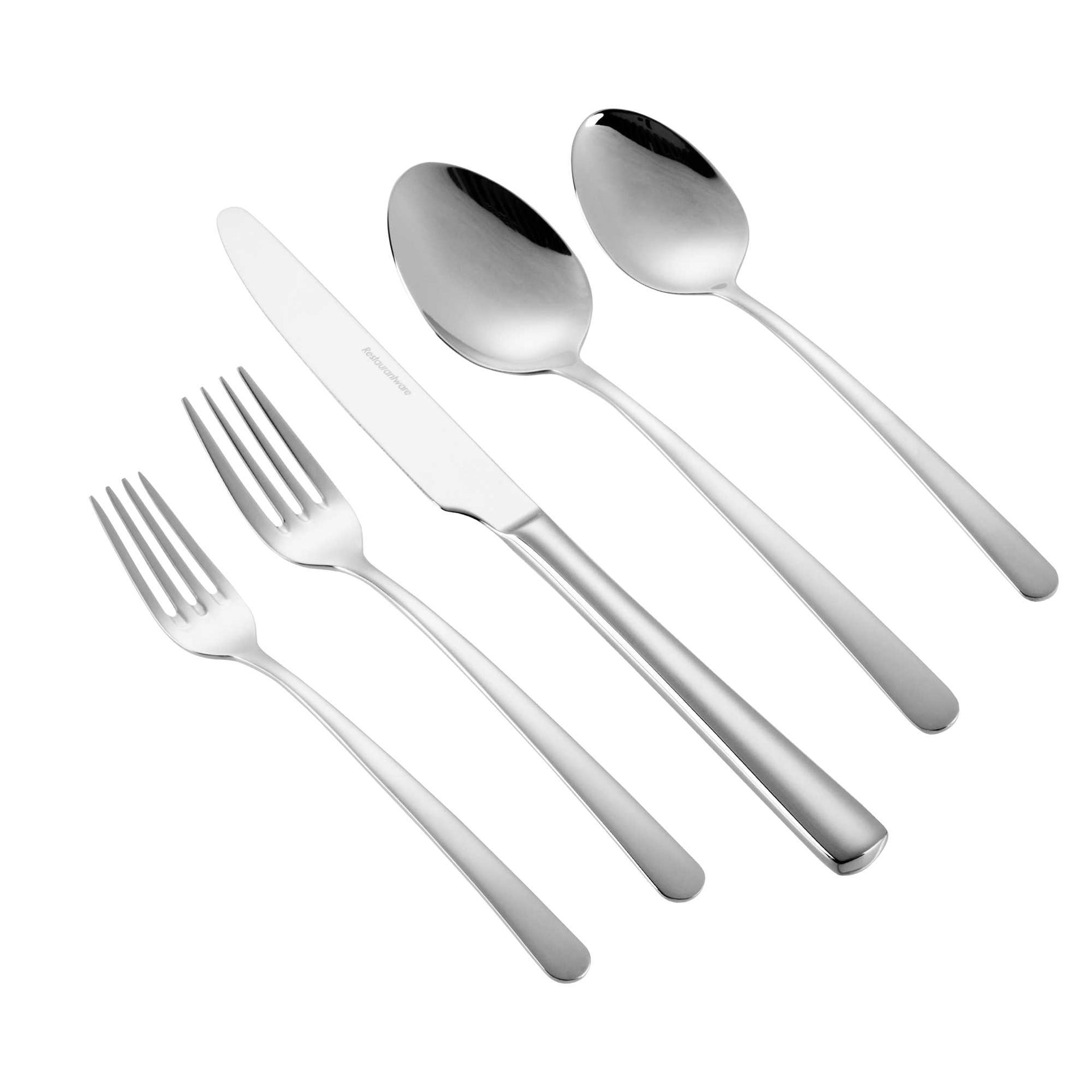 Speculo 18/10 Stainless Steel Flatware Set - with Service for 2 - 10 count box
