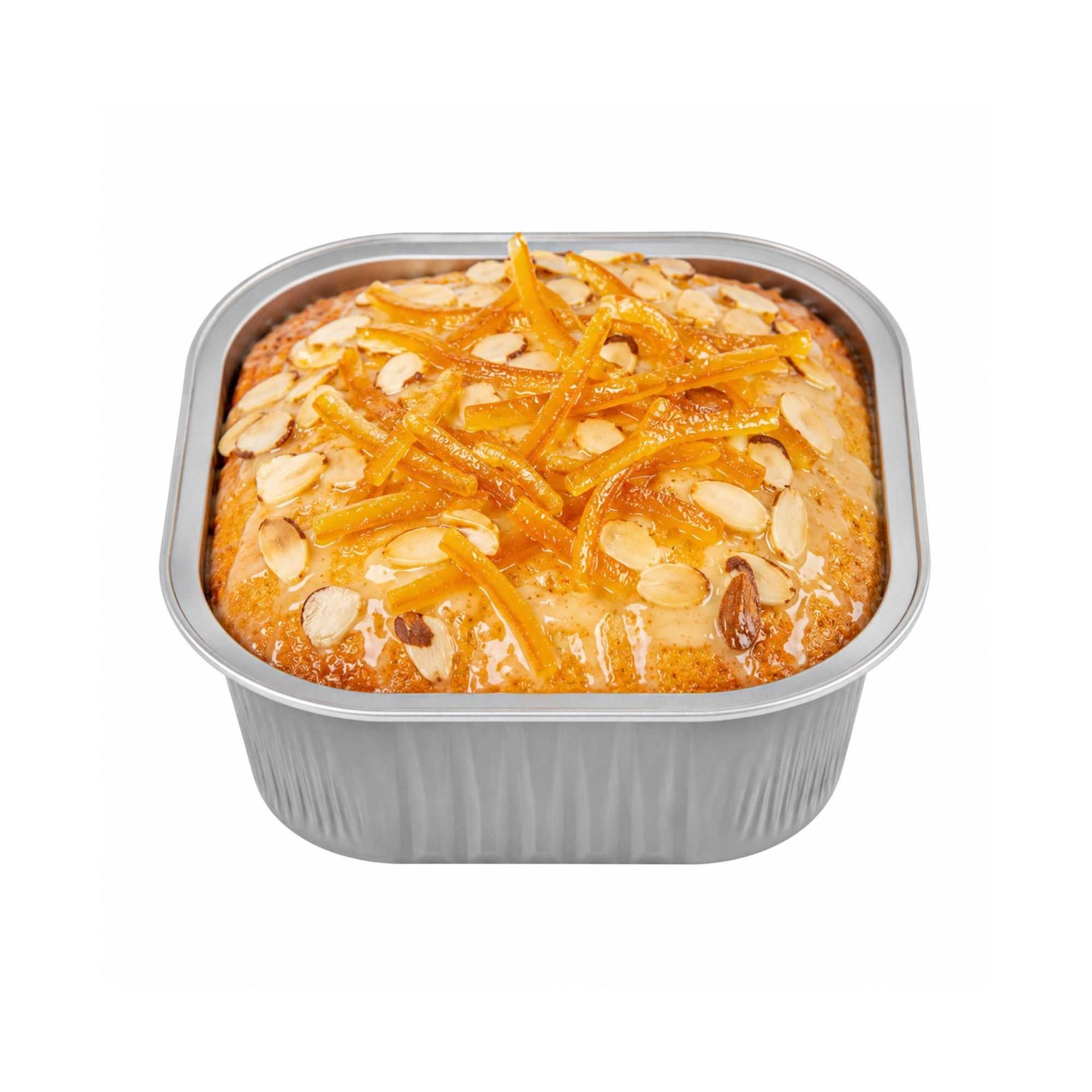 Foil Lux 10 oz Square Gray Aluminum Baking Cup - 4 1/4" x 4 1/4" x 1 1/2" - 100 count box