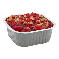 10 oz Square Gray Aluminum Baking Cup - Lids Available - 4 1/4