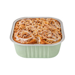 Foil Lux 10 oz Square Pistachio Green Aluminum Baking Cup - 4 1/4