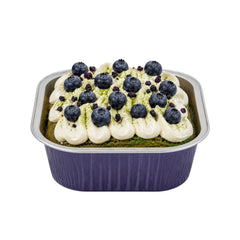Foil Lux 10 oz Square Purple Aluminum Baking Cup - 4 1/4
