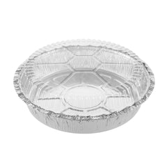 Foil Lux Round Clear Plastic Dome Lid - Fits 8