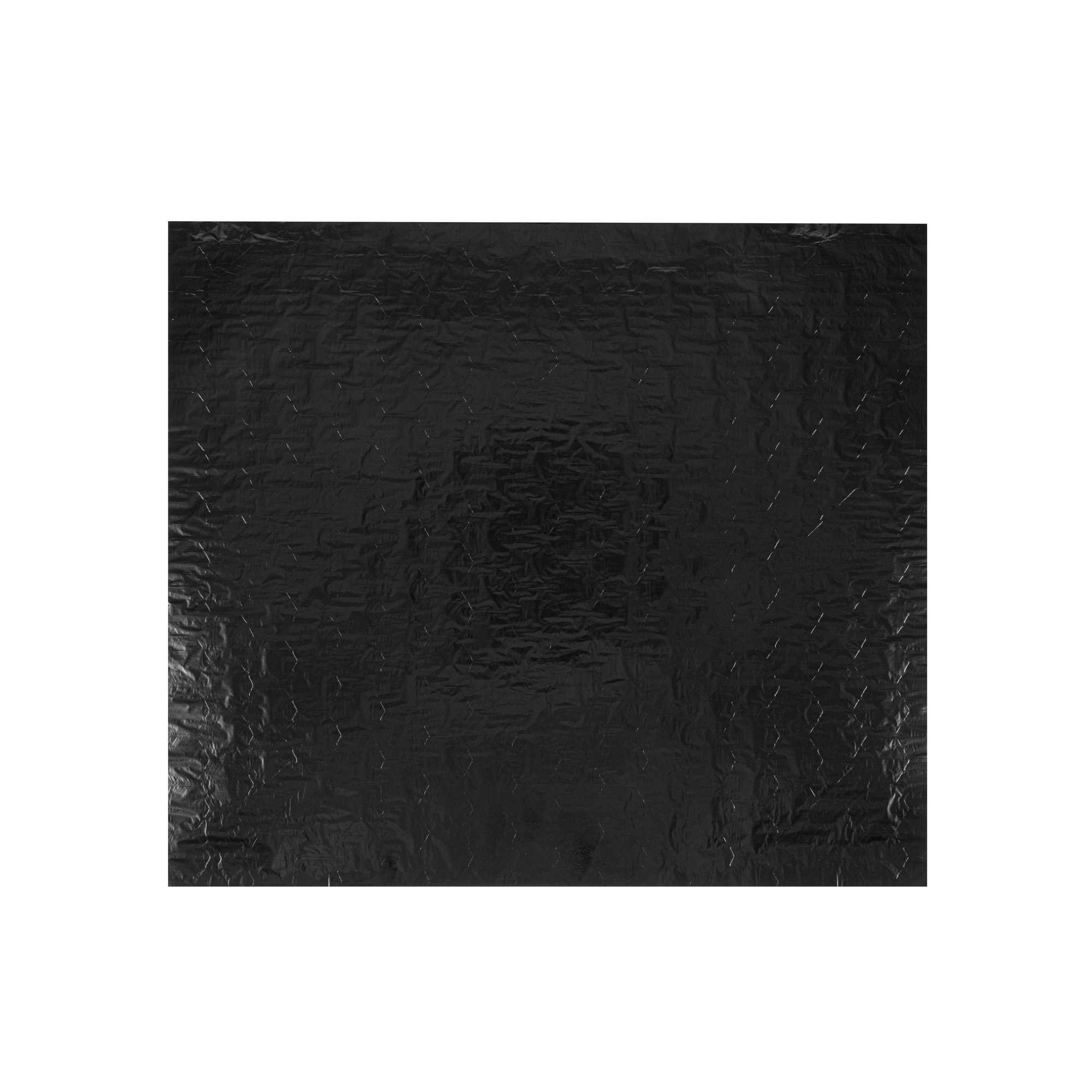 Foil Lux Black Aluminum Sandwich Wrap Sheet - Insulated - 16" x 14" - 2000 count box