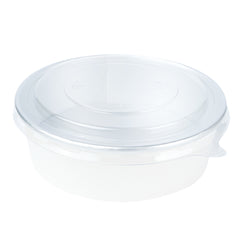 Foil Lux Clear Plastic Take Out Container Lid - Fits 17, 25 and 33 oz - 6