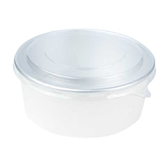 Foil Lux Clear Plastic Take Out Container Lid - Fits 37 and 42 oz - 50 count box