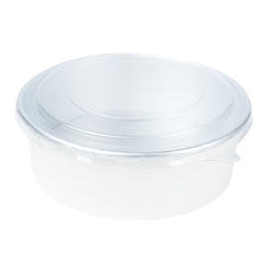 Foil Lux Clear Plastic Take Out Container Lid - Fits 45 oz - 200 count box