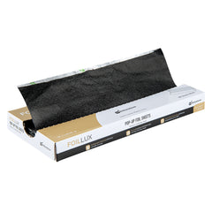 Foil Lux Foodservice Black Aluminum Foil Pop-Up Sheet - Interfolded, Embossed - 12
