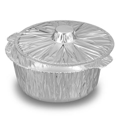 Foil Lux 4 qt Aluminum Foil Pot - with Lid - 11 1/2