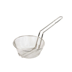 Met Lux Round Nickel-Plated Fine Mesh Culinary Basket - 8