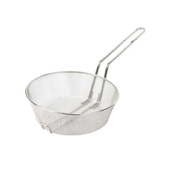 Met Lux Round Nickel-Plated Fine Mesh Culinary Basket - 10