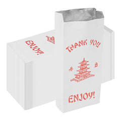 Bag Tek Pint Size Insulated Foil BBQ Bag - Thank You, Heat-Sealable - 11 1/4
