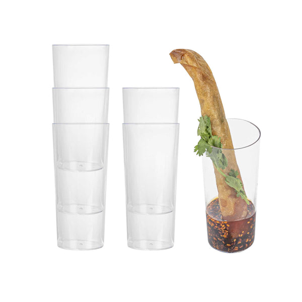 5 oz Round Clear Plastic Cannello Cocktail Glass - 1 3/4