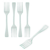 Mini Serve Seagreen Plastic Mini Fork - 4" - 500 count box