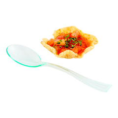 Seagreen Plastic Mini Spoon  - 4