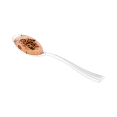 Silver Plastic Mini Spoon  - 4