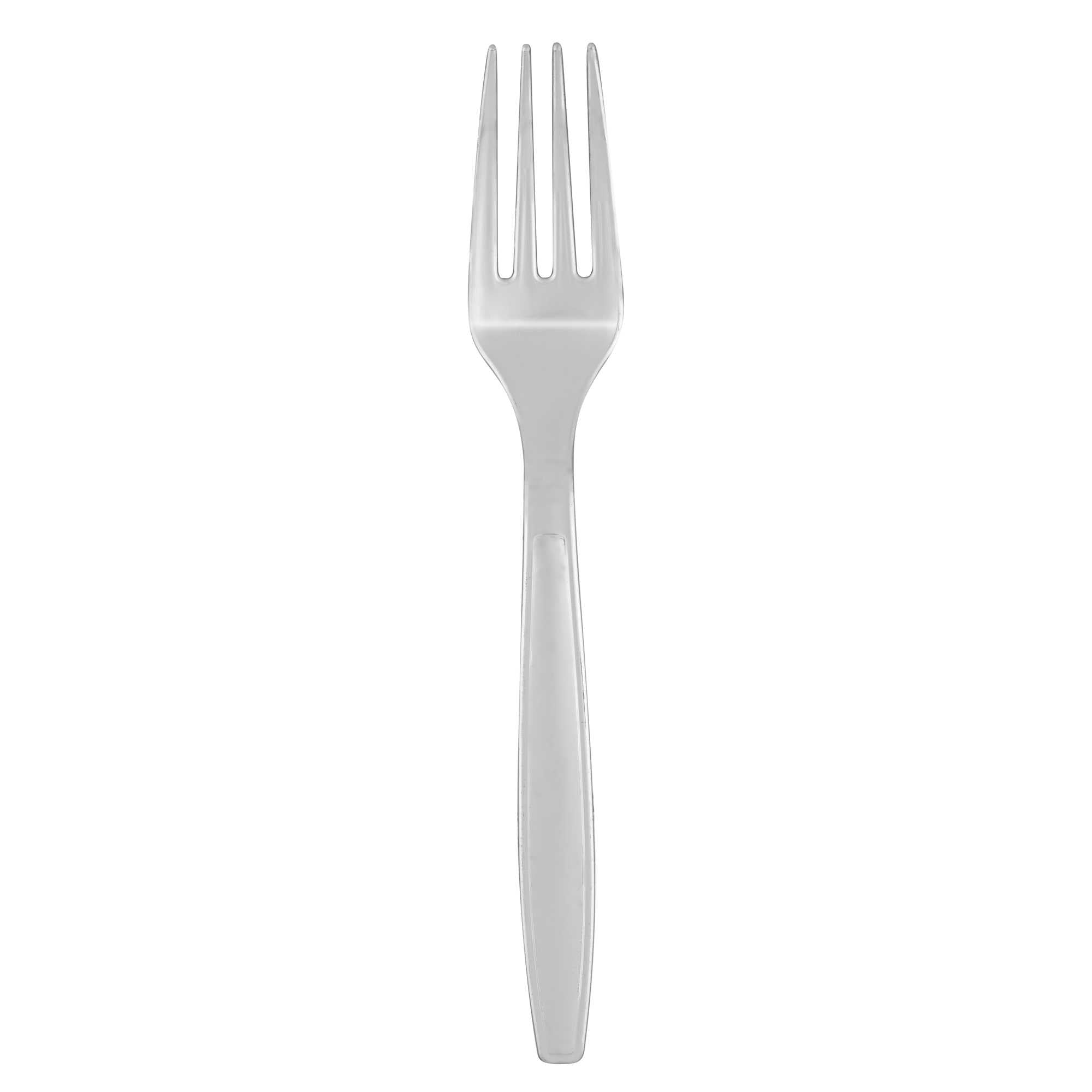 Argento Silver Plastic Fork - 7" - 2000 count box