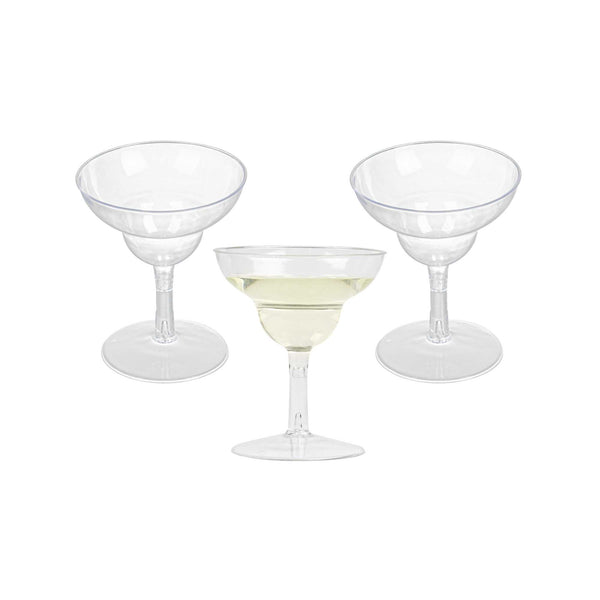 Restaurantware-2 Ounce Mini Margarita Glasses, 100 Disposable Plastic Margarita Glasses